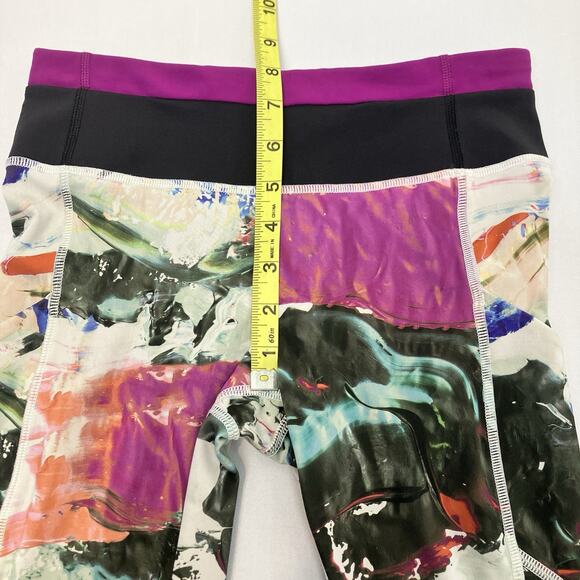 Lululemon Speed Tight III Luxtreme White Watercolor Size 4 30” Legging - Picture 7 of 16